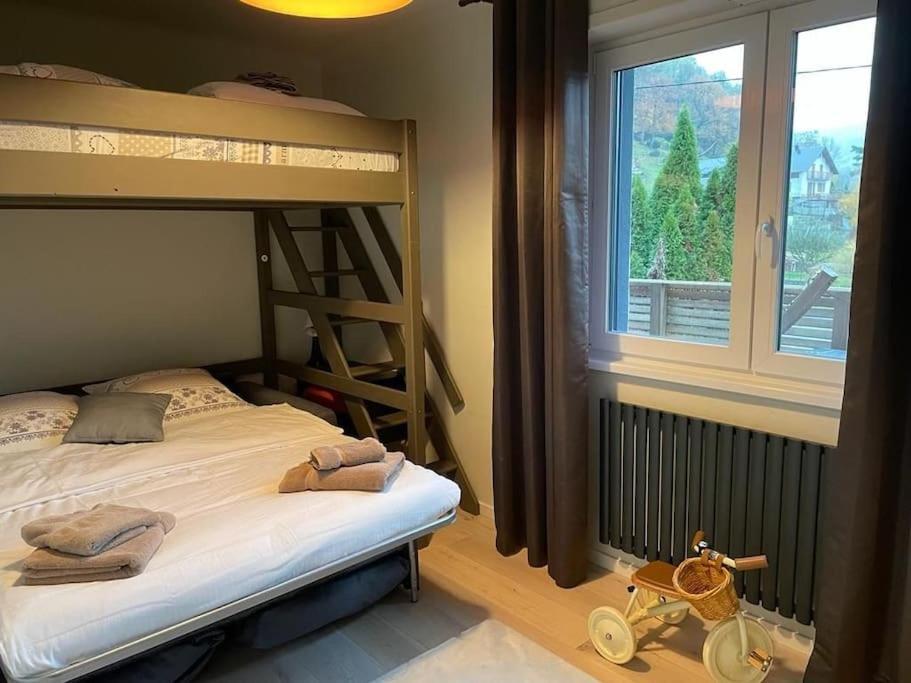Joli Logement Avec Terrasse La Cigale 6 A 8 Personnes Orbey Exterior photo